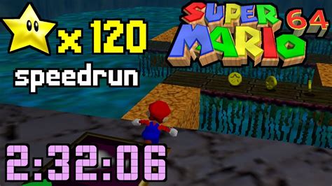 mario 64 120 star speedrun.